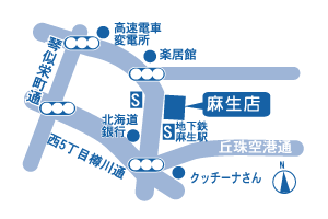 麻生店 地図