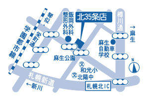 北35条店 地図